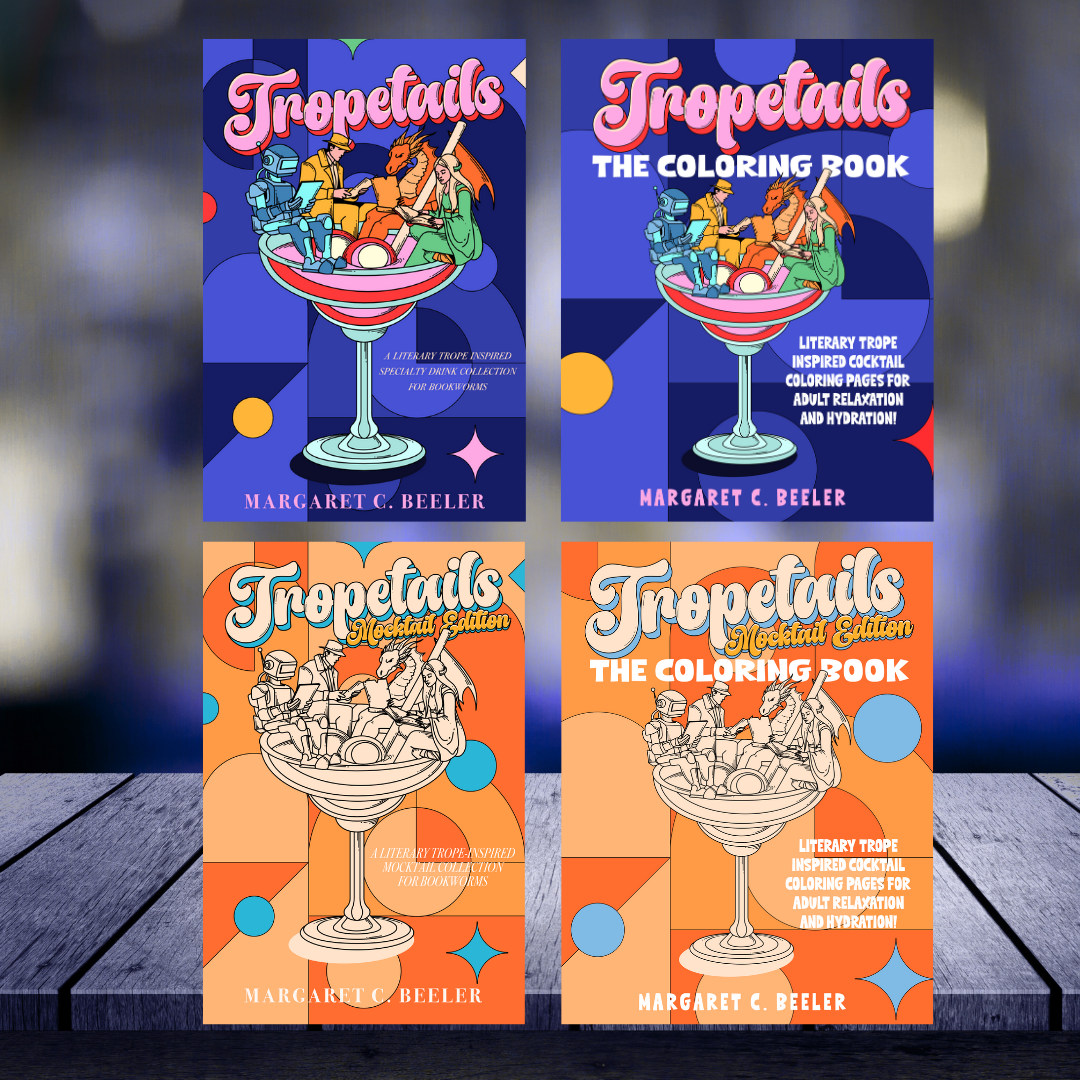 Tropetails Bundle: Recipe Book + Coloring Book