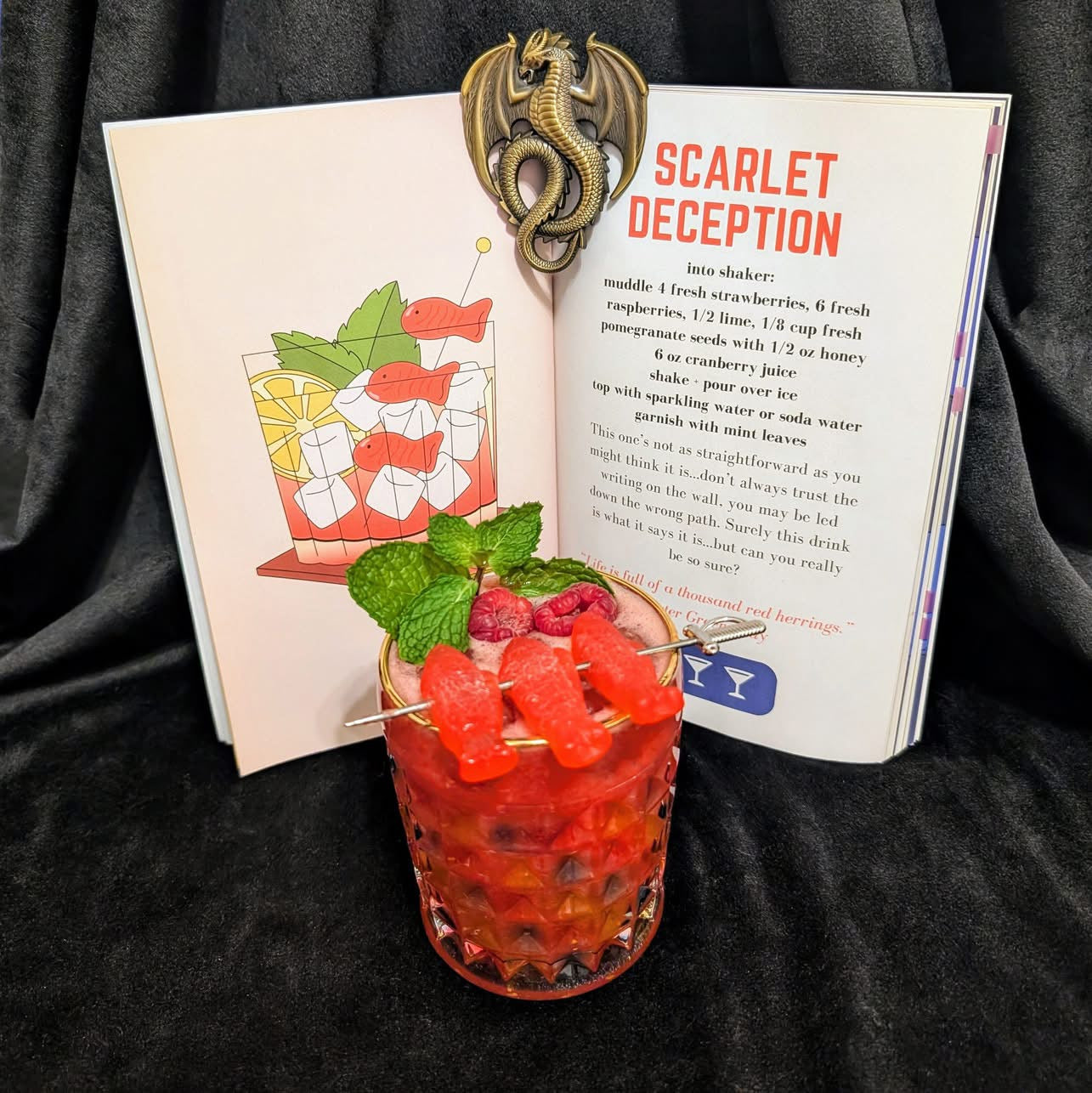 A Cocktail and Mocktail Recipe Book for Bookworms