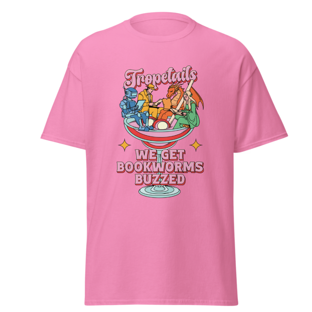 Tropetails "Bookworms Buzzed" T-Shirt