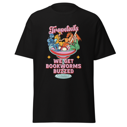 Tropetails "Bookworms Buzzed" T-Shirt