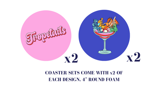 Tropetails Official Coaster Set