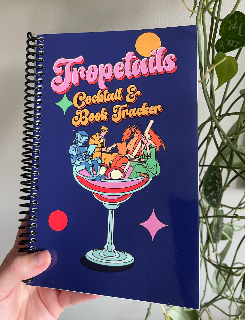Tropetails Cocktail and Book Tracker Journal