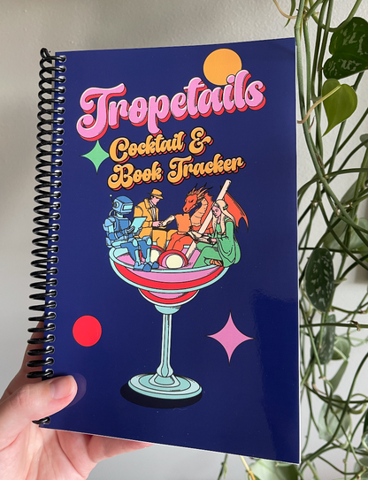 Tropetails Cocktail and Book Tracker Journal