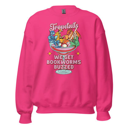 Tropetails "Bookworms Buzzed" Crew Neck