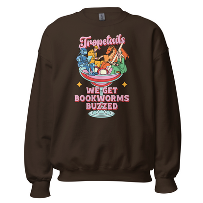 Tropetails "Bookworms Buzzed" Crew Neck
