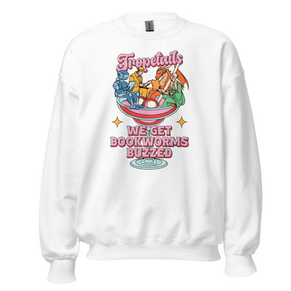 Tropetails "Bookworms Buzzed" Crew Neck