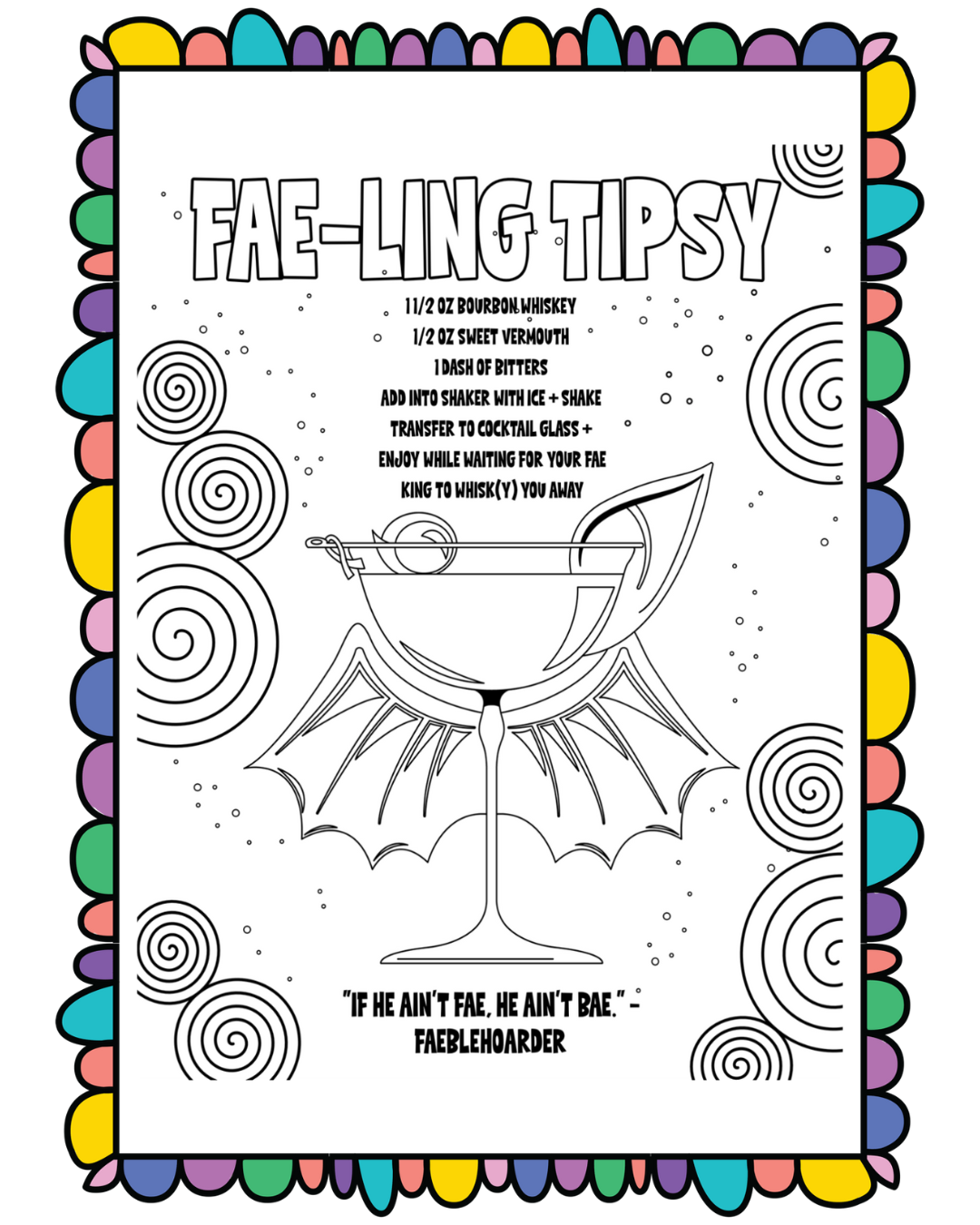 Tropetails: The Coloring Book